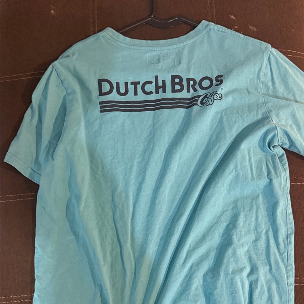 Dutch Bros Light Blue Short Sleeve Tee